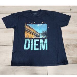 Vtg Mens DIEM Does IT Even Matter streetwear Orange Bowl Miami t shirt dolphins